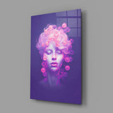 Pink Bubbles Glass Wall Art || Designer Collection Aaria Tees