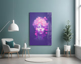 Pink Bubbles Glass Wall Art || Designer Collection Aaria Tees