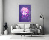 Pink Bubbles Glass Wall Art || Designer Collection Aaria Tees