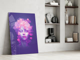 Pink Bubbles Glass Wall Art || Designer Collection Aaria Tees