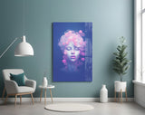 Pink Bubbles Glass Wall Art || Designer Collection Aaria Tees