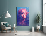 Pink Bubbles Glass Wall Art || Designer Collection Aaria Tees