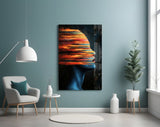 The Face of Colors Glass Wall Art || Designer Collection Aaria Tees