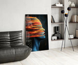 The Face of Colors Glass Wall Art || Designer Collection Aaria Tees