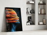 The Face of Colors Glass Wall Art || Designer Collection Aaria Tees
