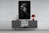 Loneliness in Space Glass Wall Art || Designer Collection Aaria Tees