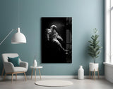 Loneliness in Space Glass Wall Art || Designer Collection Aaria Tees