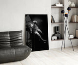 Loneliness in Space Glass Wall Art || Designer Collection Aaria Tees