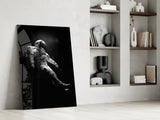 Loneliness in Space Glass Wall Art || Designer Collection Aaria Tees