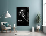Loneliness in Space Glass Wall Art || Designer Collection Aaria Tees