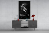 Loneliness in Space Glass Wall Art || Designer Collection Aaria Tees