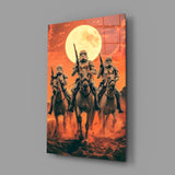 Cowboy Empire Glass Wall Art || Designer Collection Aaria Tees