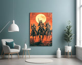 Cowboy Empire Glass Wall Art || Designer Collection Aaria Tees