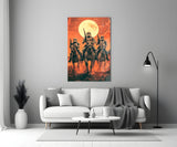 Cowboy Empire Glass Wall Art || Designer Collection Aaria Tees