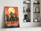 Cowboy Empire Glass Wall Art || Designer Collection Aaria Tees
