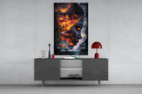 The Fire Within Glass Wall Art || Designer Collection Aaria Tees