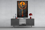 Winged God Glass Wall Art || Designer Collection Aaria Tees