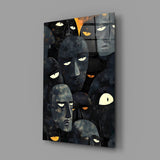 Foreign Faces Glass Wall Art || Designer Collection Aaria Tees