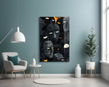Foreign Faces Glass Wall Art || Designer Collection Aaria Tees