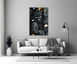 Foreign Faces Glass Wall Art || Designer Collection Aaria Tees
