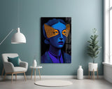 Striped Look Glass Wall Art || Designer Collection Aaria Tees