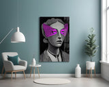 Striped Look Glass Wall Art || Designer Collection Aaria Tees