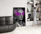 Striped Look Glass Wall Art || Designer Collection Aaria Tees