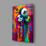 Colorful Nightmare Glass Wall Art || Designer Collection Aaria Tees