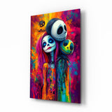Colorful Nightmare Glass Wall Art || Designer Collection Aaria Tees