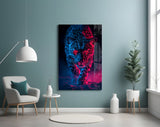 Neon Leopard Glass Wall Art || Designer Collection Aaria Tees