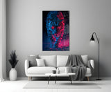 Neon Leopard Glass Wall Art || Designer Collection Aaria Tees