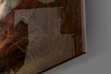 Family in the Window Glass Wall Art || Designer Collection Aaria Tees