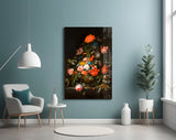The Wealth in the Vase Glass Wall Art || Designer Collection Aaria Tees