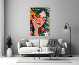 Spring Beauty Glass Wall Art || Designer Collection Aaria Tees