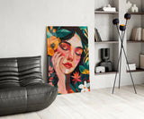 Spring Beauty Glass Wall Art || Designer Collection Aaria Tees