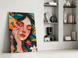 Spring Beauty Glass Wall Art || Designer Collection Aaria Tees