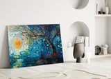 Solitude and Peace Glass Wall Art || Designer Collection Aaria Tees