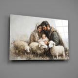 Holy Presence Glass Wall Art || Designer Collection Aaria Tees