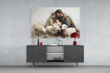 Holy Presence Glass Wall Art || Designer Collection Aaria Tees