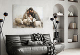 Holy Presence Glass Wall Art || Designer Collection Aaria Tees