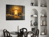 Birth Glass Wall Art || Designer Collection Aaria Tees