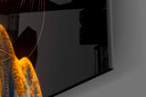 Neon Jaguar Glass Wall Art || Designer Collection Aaria Tees