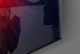 Detroit Pistons: Blue Light Glass Wall Art || Designer Collection Aaria Tees