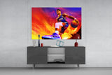 Devin Booker: Rise of the Flames Glass Wall Art || Designer Collection Aaria Tees