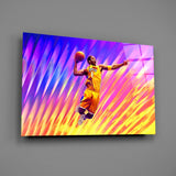 Kobe Bryant: Flight of Colors Glass Wall Art || Designer Collection Aaria Tees