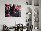 Lion of the Night Glass Wall Art || Designer Collection Aaria Tees