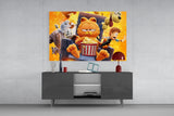 Garfield: Lazy Day Glass Wall Art || Designer Collection Aaria Tees