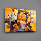 Garfield: Lazy Day Glass Wall Art || Designer Collection Aaria Tees