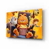 Garfield: Lazy Day Glass Wall Art || Designer Collection Aaria Tees
