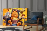 Garfield: Lazy Day Glass Wall Art || Designer Collection Aaria Tees